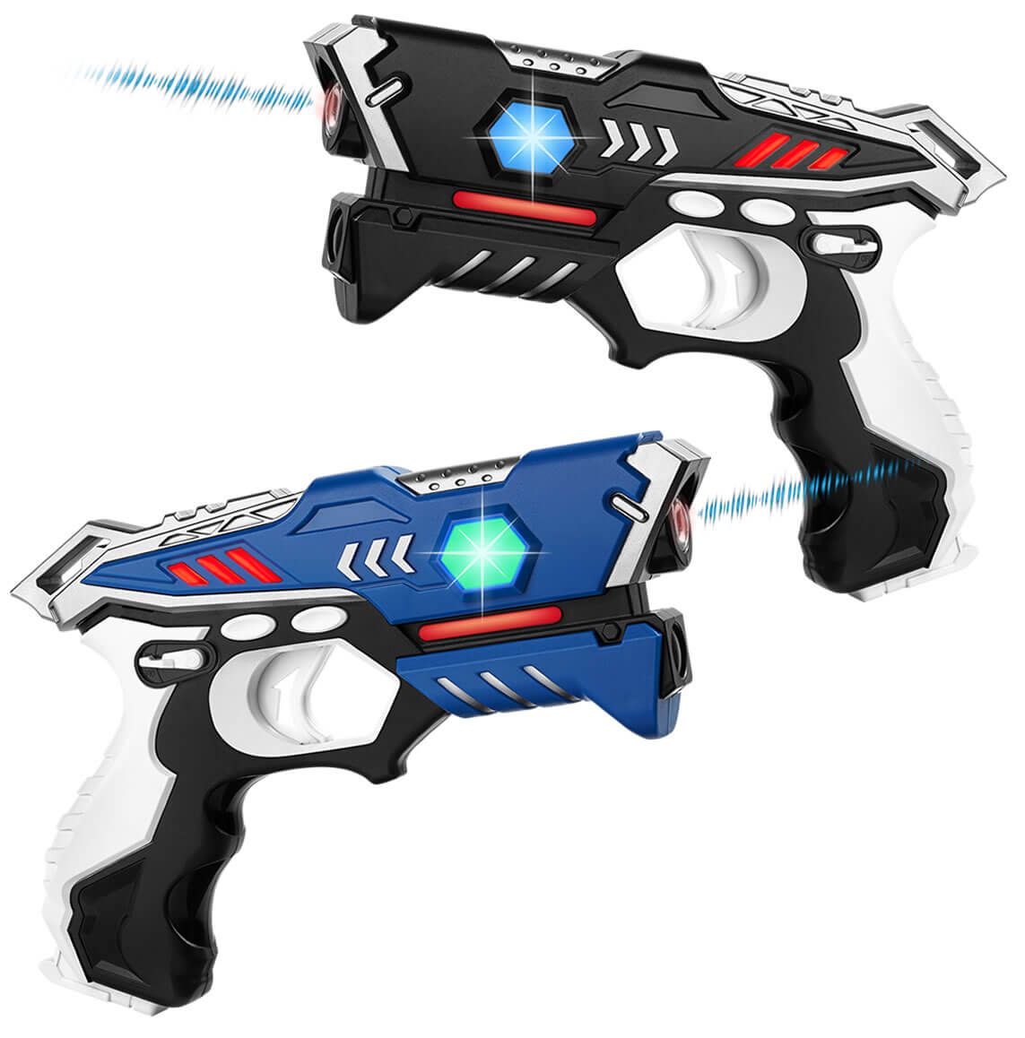 Vertrappen extract grip KidsTag Lasergame set - 2 Laserpistolen voor kinderen